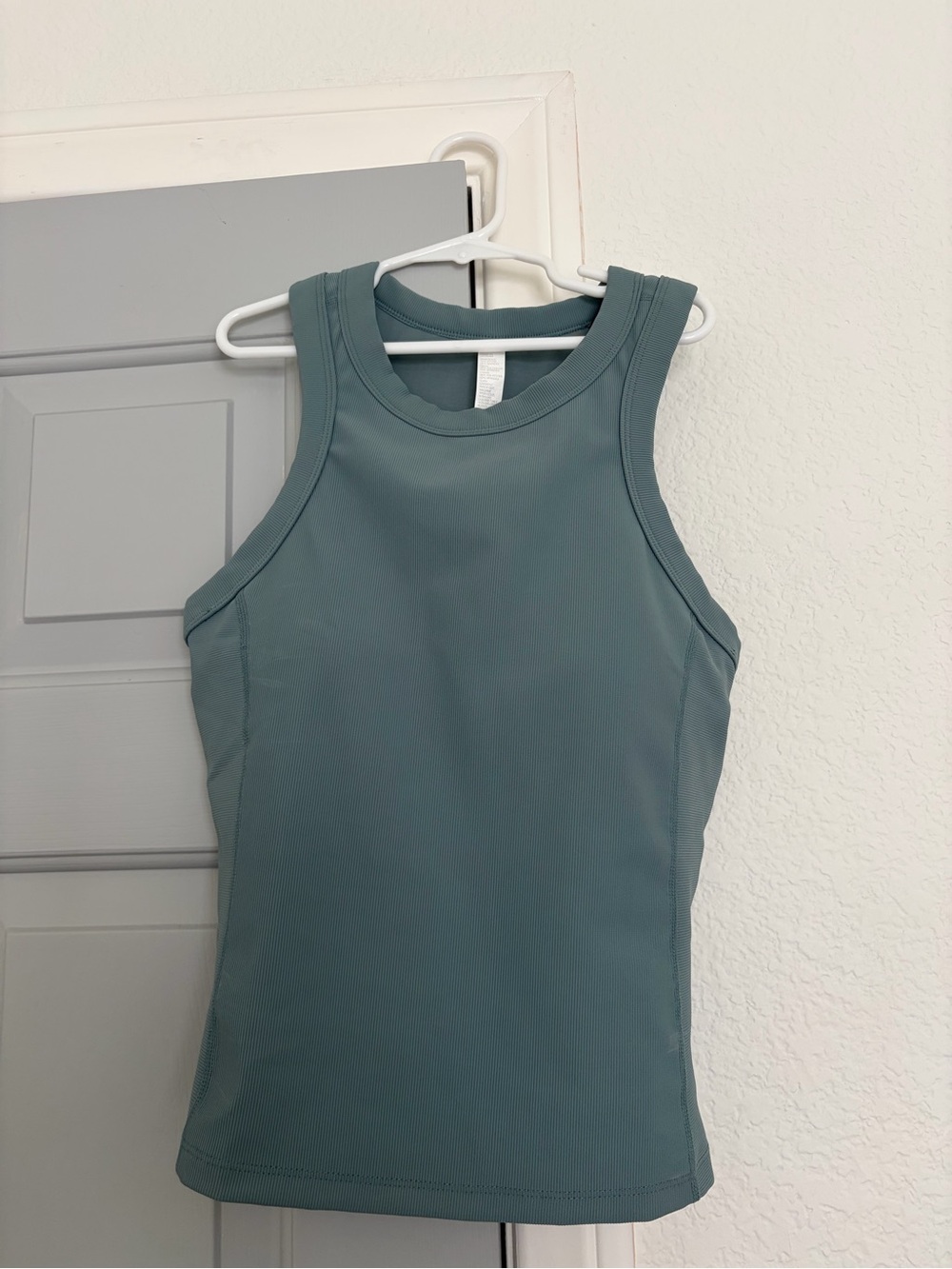 Zella Lux Rib Racerback Support Shelf Bra Performance Tank S - Picture 2 of 8